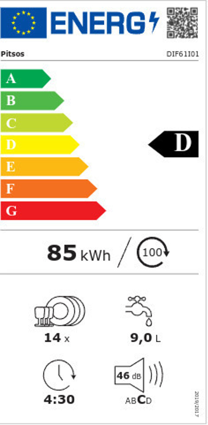 Pluntirio Piaton Pitsos DIF61I01 Inox 60 cm D
